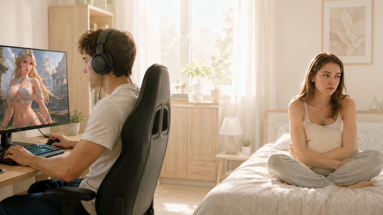 The Virtual Ideal and How Highly Sexualized Video Game Characters Disrupt Neurochemistry and Male Libido