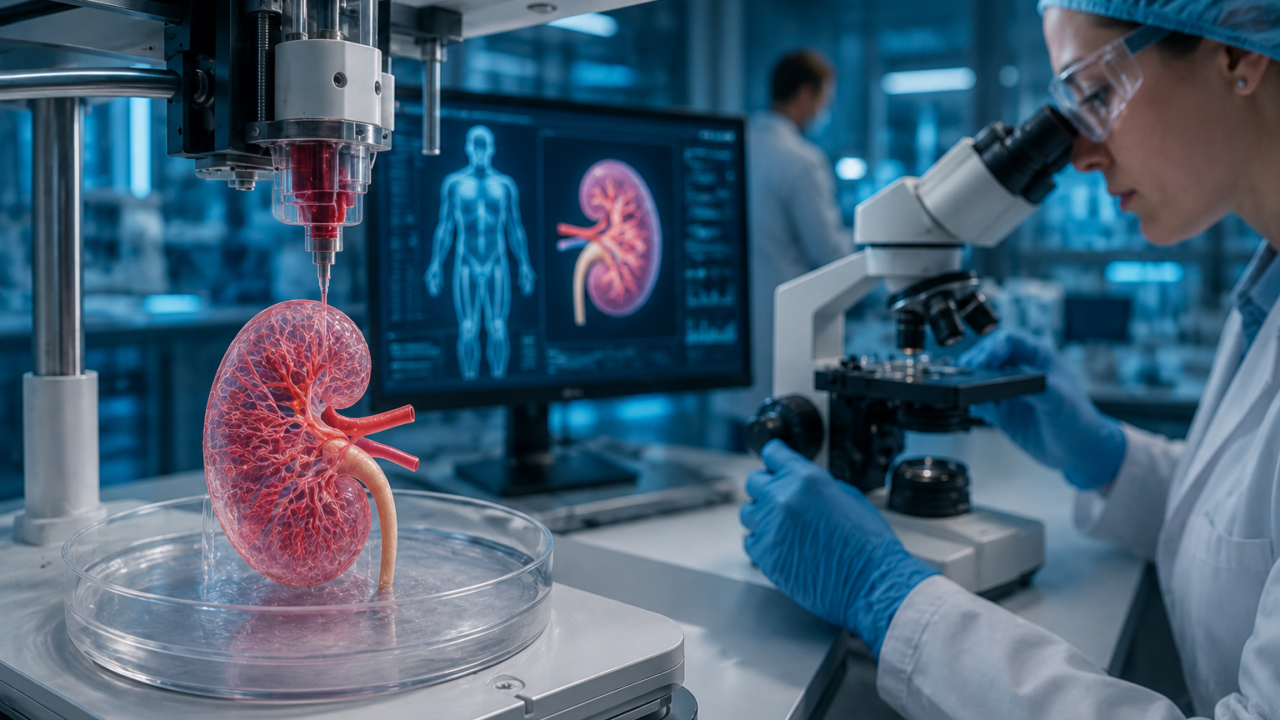 Scientists Successfully Create the First Fully 3D Printed Artificial Kidney