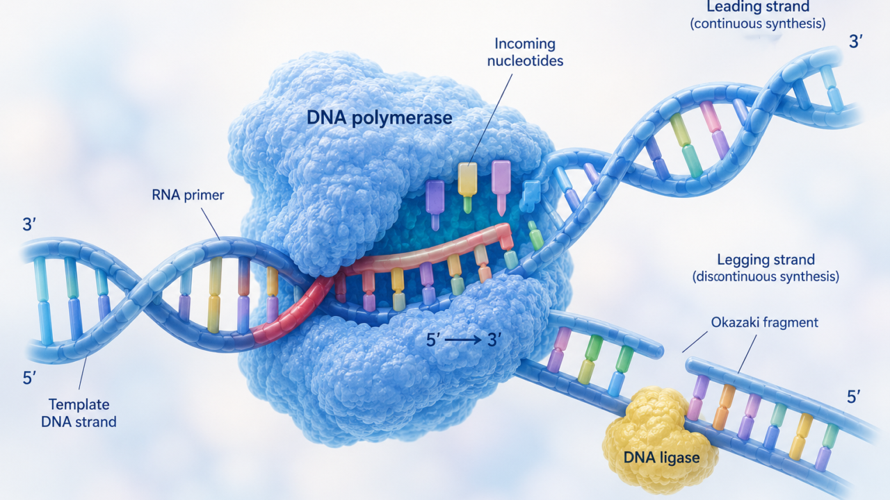 DNA Polymerase: Function in Replication & Molecular Biology